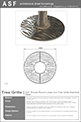 ASF Rivulet Round Laser Cut Tree Grille Stainless